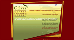Desktop Screenshot of olivetkennel.com