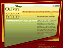 Tablet Screenshot of olivetkennel.com